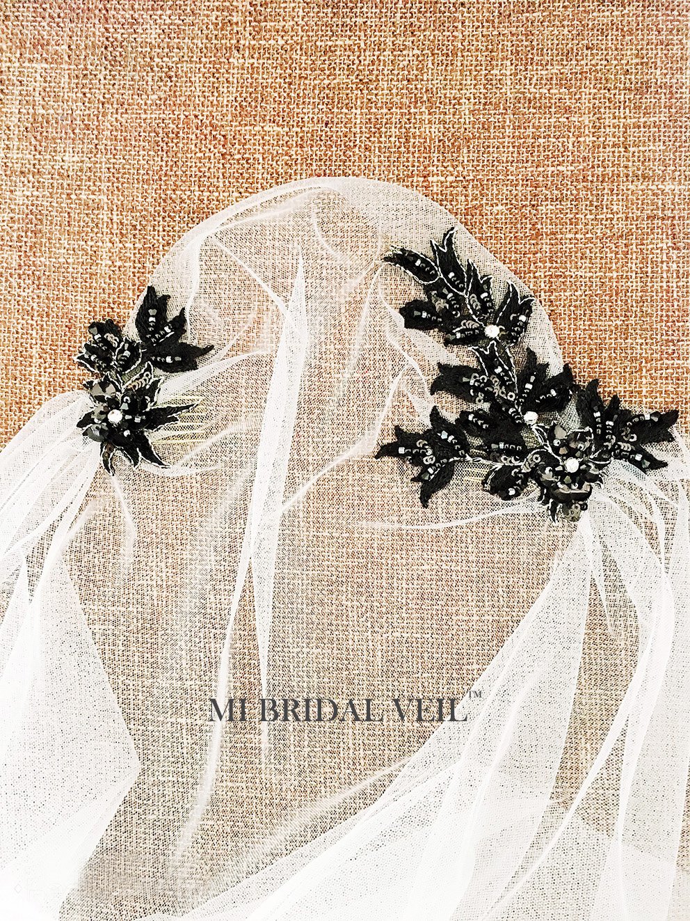 Juliet Cap Veil, Beaded Cap Wedding Veil, Vintage Wedding Veil