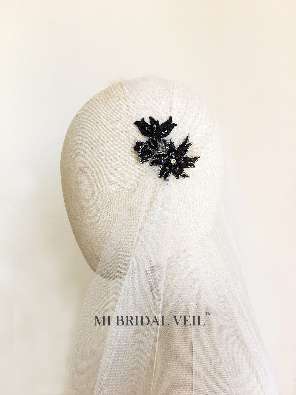 Juliet Cap Veil, Beaded Cap Wedding Veil, Vintage Wedding Veil