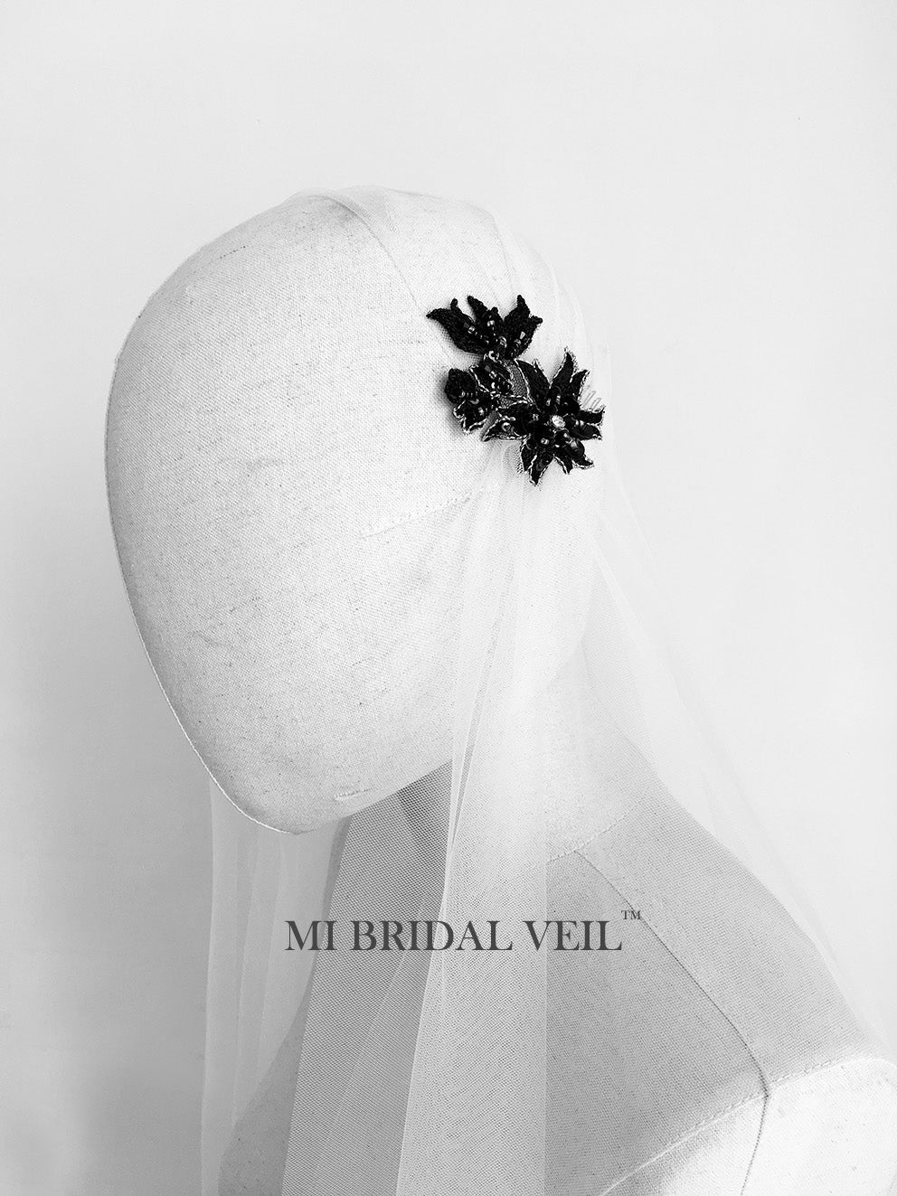 Juliet Cap Veil, Beaded Cap Wedding Veil, Vintage Wedding Veil