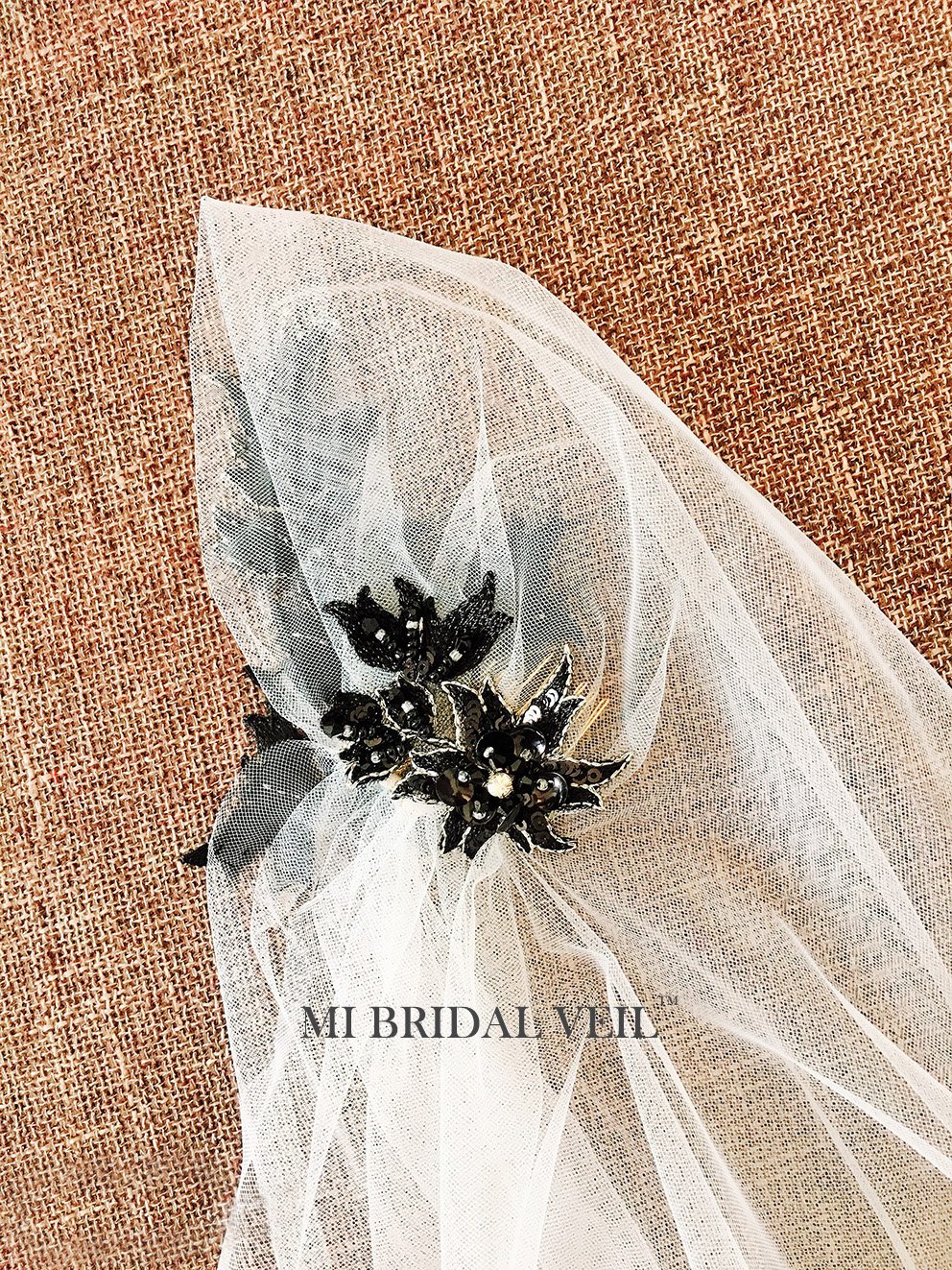 Juliet Cap Veil, Beaded Cap Wedding Veil, Vintage Wedding Veil