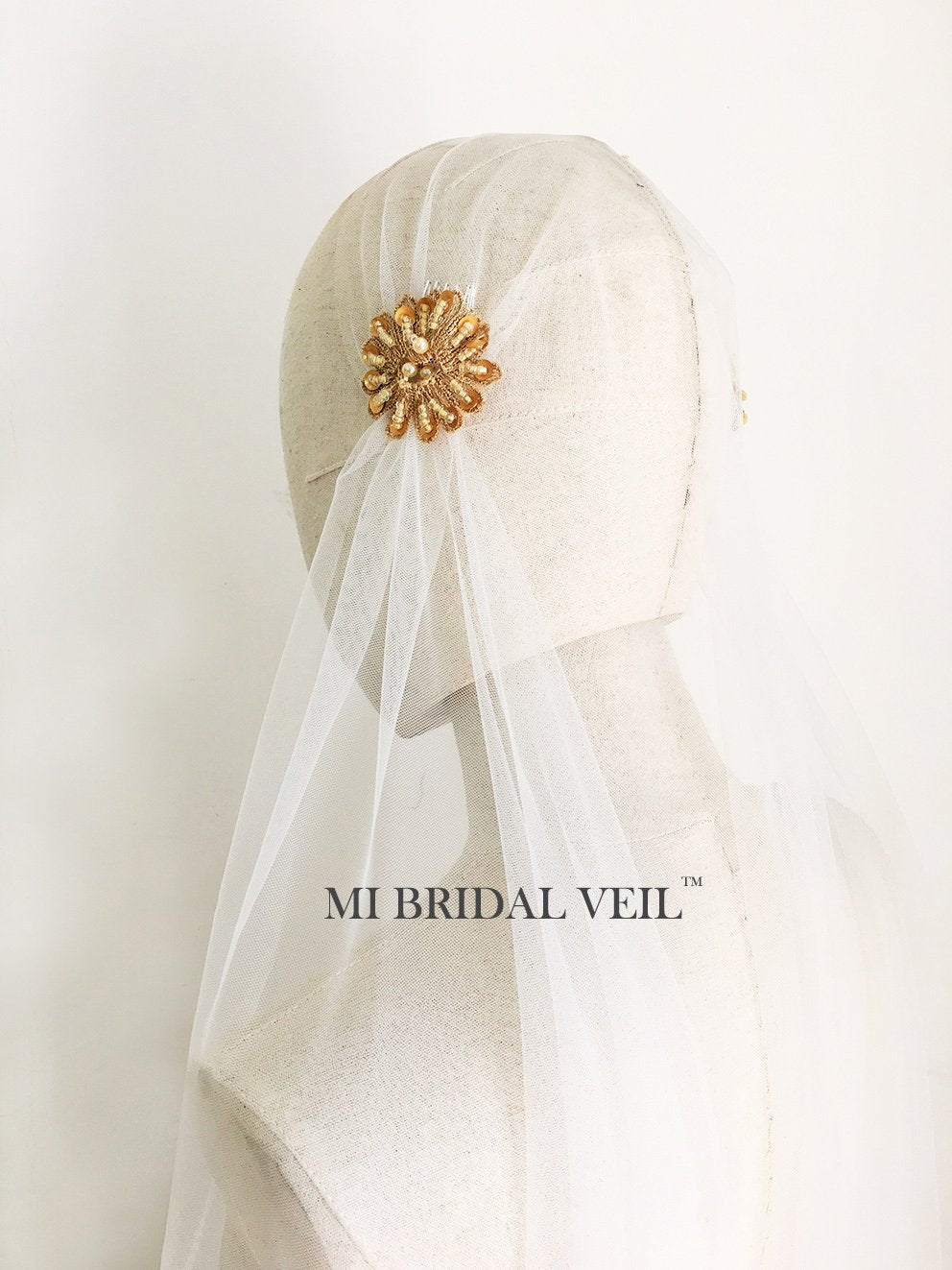 Juliet Cap Veil, Cap Wedding Veil, Beaded Vintage Lace Juliet Cap Wedding Veil
