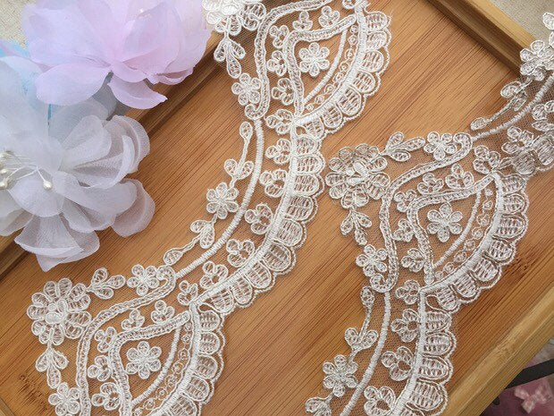 Mantilla Lace Veil, Vintage Inspired Lace Veil, Lace Wedding Veil Hip Length, Mi Bridal Veil, Hand Made