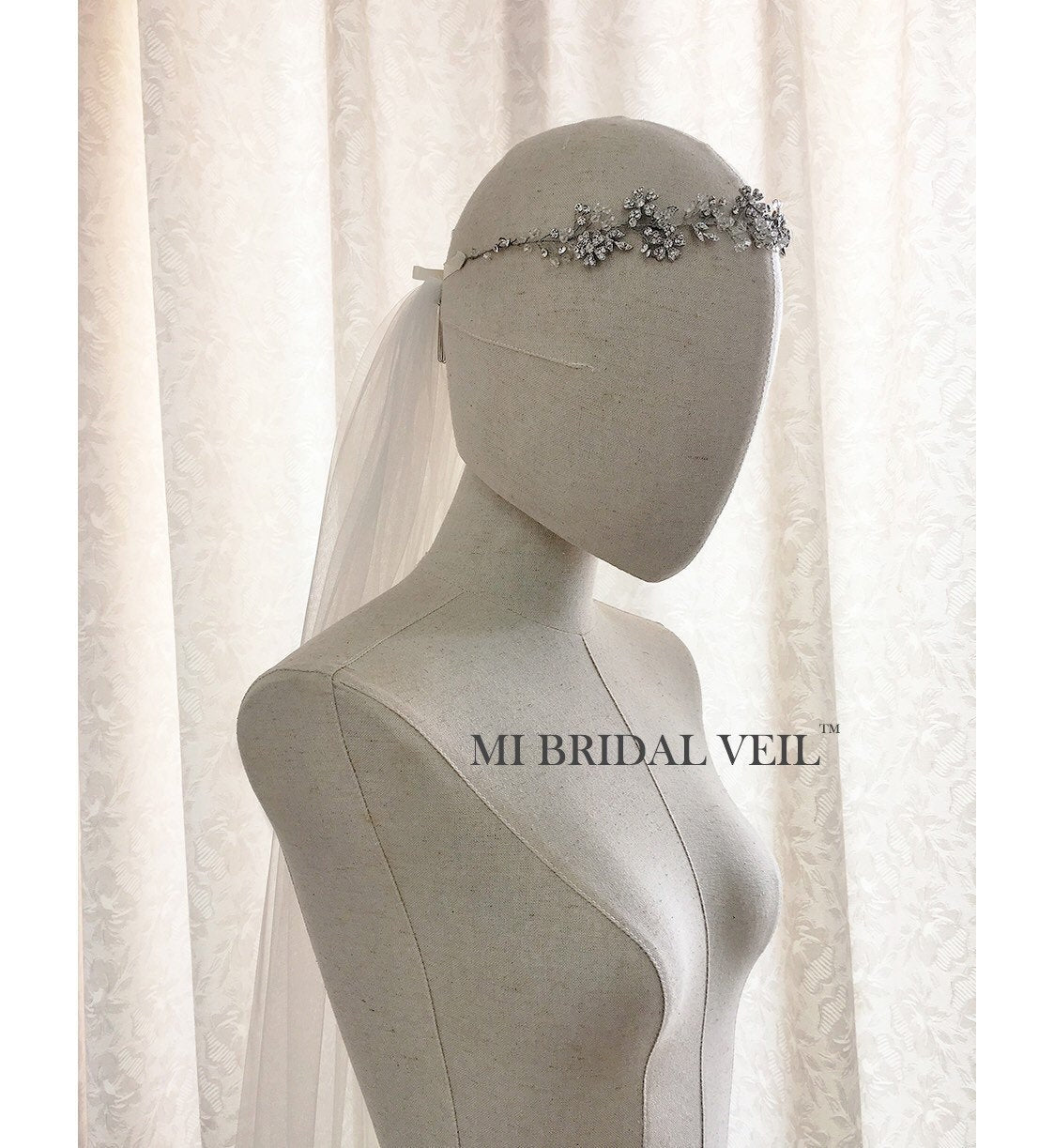 Silver Snowflake Hair Vine Bridal Headpieces Mi Bridal