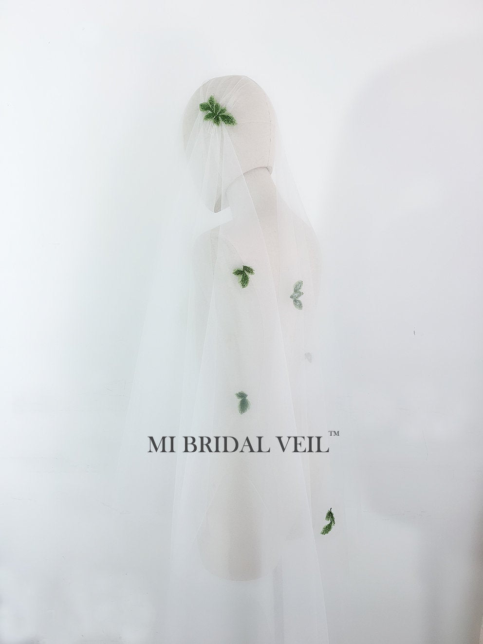 Juliet Cap Veil, Vintage Wedding Veil, Spring Forest Bridal Veil, Mi Bridal