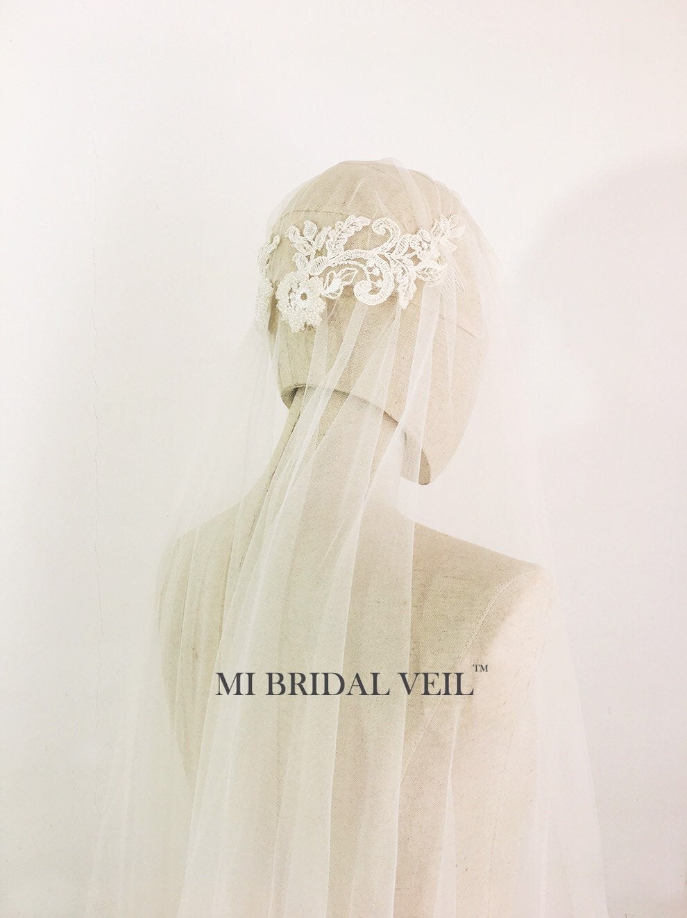 Beaded Juliet Cap Veil, Lace, Vintage Inspired Wedding Veil, Mi Bridal