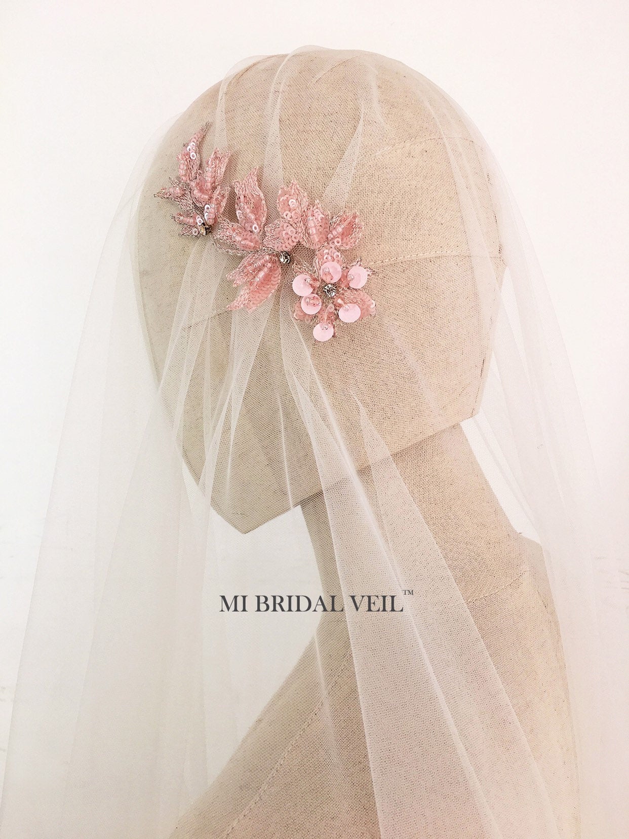 Juliet Cap Veil, Beaded Vintage Wedding Veil, Cap Veil, Mi Bridal