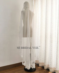 Polka Dot Veil, Mantilla Lace Wedding Veil. Vintage Inspired Rose Lace Waltz Bridal Veil. Mi Bridal