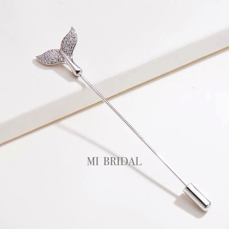 Veil Pin, Rhinestone Pin, Pin for Blusher Veils, Pin for Drop Wedding Veil, Mi Bridal