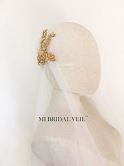 Juliet Cap Veil, Cap Wedding Veil, Beaded Vintage Lace Juliet Cap Wedding Veil 
